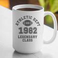 Class Of 1982 Graduation Yr High School Pride Vintage Retro Graphic Print Coffee Mug
