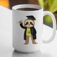 Class Of 2022 Sloth Graduation Masters College High School Graphic Print Coffee Mug