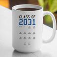 Class Of 2031 Graduation T-Shirt With Space For Handprints Graphic Print Coffee Mug