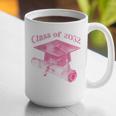 Class Of 2032 Senior 2032 Back To School 2032 Graduation Cap Graphic Print Coffee Mug