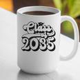 Class Of 2035 Senior Retro 2035 Grad Graduate Graduation Graphic Print Coffee Mug