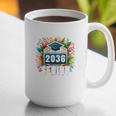 Class Of 2036 Graduation School Vintage Senior 2036 Graphic Print Coffee Mug