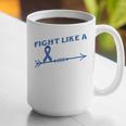 Colon Cancer Awareness Month Memory Loss Blue Ribbon Graphic Print Coffee Mug Colon Cancer Awareness Month Memory Loss Blue Ribbon Graphic Print Coffee Mug
