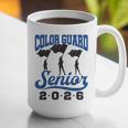 Color Guard Senior 2026 Flags Marching Band Graduation Grad Graphic Print Coffee Mug