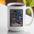 Color Graphic The Introvert Tarot Card Raglan Baseball Tee Graphic Print Coffee Mug