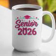 Coquette Pink Bow Senior 2026 Class Of Graduation Graphic Print Coffee Mug