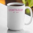 Cosmetologist Est 2024 Graduation Beauty School Cosmetology Graphic Print Coffee Mug