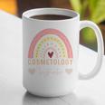 Cosmetology Instructor Cosmetologist Graduation Rainbow Graphic Print Coffee Mug