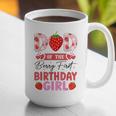 Dad Of The Berry First Birthday Girl Sweet Strawberry Graphic Print Coffee Mug