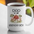Dad Of The Birthday For Boy Barnyard Farm Animals Party Graphic Print Coffee Mug Dad Of The Birthday For Boy Barnyard Farm Animals Party Graphic Print Coffee Mug