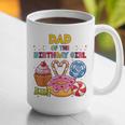 Dad Of The Birthday Girl Candyland Colorful Lollipop Party Graphic Print Coffee Mug