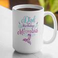 Dad Of The Birthday Mermaid Birthday Party Mermaid Dad Graphic Print Coffee Mug