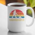 Dad Lawn Mowing Grassquatch Bigfoot Mower Garden Graphic Print Coffee Mug