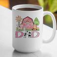 Dad Pink Farm Animal Birthday Kids Matching Family Graphic Print Coffee Mug Dad Pink Farm Animal Birthday Kids Matching Family Graphic Print Coffee Mug