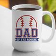Dad Of Rookie 1st Birthday Baseball Theme Matching Party Graphic Print Coffee Mug