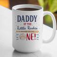 Daddy Dad First Birthday Little Rookie Baseball The Big One Graphic Print Coffee Mug