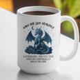 Dads Are Like Dragons Legendary Protective Fatherhood Graphic Print Coffee Mug Dads Are Like Dragons Legendary Protective Fatherhood Graphic Print Coffee Mug