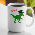 Dinosaur Rawr Diploma Graduate Graduation Graphic Print Coffee Mug