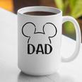 Disney Mickey And Friends Dad Mickey Ears Outline Logo Graphic Print Coffee Mug
