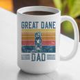 Dog Dad Vintage Great Dane Dad Men Women Kids Graphic Print Coffee Mug