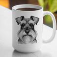 Dog Fingerprint Miniature Schnauzer Dad Mom Graphic Print Coffee Mug