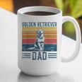 Dog Golden Dad Vintage Golden Retriever Dad Small Graphic Print Coffee Mug