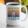 Dog Ridgeback Dad Vintage Rhodesian Ridgeback Dad Graphic Print Coffee Mug