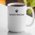 Dog Treat Dealer Vintage Pet Print Dog Dad Mom Graphic Print Coffee Mug