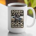 Duck Hunting Dog Sorry I Cant Its Duck Season Dad Joke Graphic Print Coffee Mug Duck Hunting Dog Sorry I Cant Its Duck Season Dad Joke Graphic Print Coffee Mug