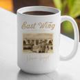 East Wing Never Forget American Vintage Nostalgia Premium Tri-Blend Graphic Print Coffee Mug