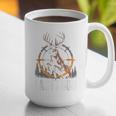 Fast Food Deer Hunting Hunter Dad Tail Buck Graphic Print Coffee Mug