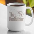 Father Day The Rodfather Dad Fishing From Daughter Son Graphic Print Coffee Mug