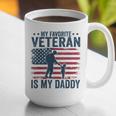 Father Veterans Day My Favorite Veteran Is My Daddy For Kids Graphic Print Coffee Mug