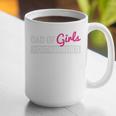 Father's Day Dad From Girl Outnumbered Graphic Print Coffee Mug
