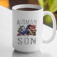 My Favorite Airman Calls Me Son Air Force Graduation Son Graphic Print Coffee Mug