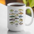 Fishing-Shirt Types Of Freshwater Bass Fish Dad Jokes Graphic Print Coffee Mug Fishing-Shirt Types Of Freshwater Bass Fish Dad Jokes Graphic Print Coffee Mug