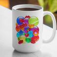 Frutiger Aero Aesthetic Tech Orb Pattern Heart Cherry Lips Raglan Baseball Tee Graphic Print Coffee Mug