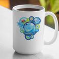 Frutiger Aero Metro Abstract Maximalism 2000s Nostalgia Premium Tri-Blend Graphic Print Coffee Mug