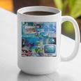 Frutiger Aero Retro Vibes Premium Tri-Blend Graphic Print Coffee Mug