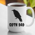Goth Dad Gothic Bird Crow Emo Father's Day Graphic Print Coffee Mug