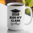GraduationShirt Kiss My Class 2018 Goodbye Graphic Print Coffee Mug