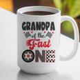 Grandpa Of The Fast One Car Racing Dad 1St Birthday Boy Graphic Print Coffee Mug Grandpa Of The Fast One Car Racing Dad 1St Birthday Boy Graphic Print Coffee Mug