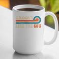 Groovy Like The 60s Aesthetic Nostalgia 1960's Retro Graphic Print Coffee Mug