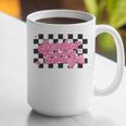 Groovy Senior Class Of 2026 Coquette Pink Bow Graduation Graphic Print Coffee Mug