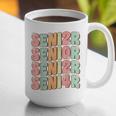 Groovy Senior Graduation Cute Groovy Senior Class Of 2024 Graphic Print Coffee Mug