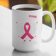 Heart I Wear Pink In Memory Of Nana Breast Cancer Awareness Graphic Print Coffee Mug Heart I Wear Pink In Memory Of Nana Breast Cancer Awareness Graphic Print Coffee Mug