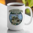 Hooked On Fishing Introvert Sayings Antisocial Quotes Raglan Baseball Tee Graphic Print Coffee Mug