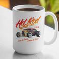 Hotrod Vintage Style Car Nostalgia Hotrod Distressed Premium Tri-Blend Graphic Print Coffee Mug