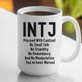INTJ Rules Architect Personality Type Introvert Graphic Print Coffee Mug INTJ Rules Architect Personality Type Introvert Graphic Print Coffee Mug