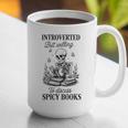 Introvert Read Spicy Books Lover Bookworm Skeleton Reading Graphic Print Coffee Mug Introvert Read Spicy Books Lover Bookworm Skeleton Reading Graphic Print Coffee Mug